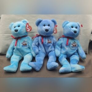 Nina, Pinta and Santa Maria Bears Columbus Set Ty Store Exclusive Hard To Find!